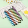 6pc black wood fluorescent color pencil writing drawing drawing pencil 4