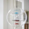 Nordic acrylic pendant lamp Design suspension boule Designer chandelier for Villa Living Room Restaurant Globe Suspended lights 5