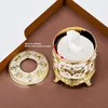 1PC cylindrical tissue box, European restaurant napkin set, household roll paper box 5