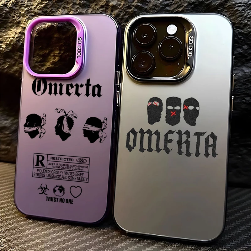 Coque de téléphone Omerta 47 Records, étui pour Iphone 13