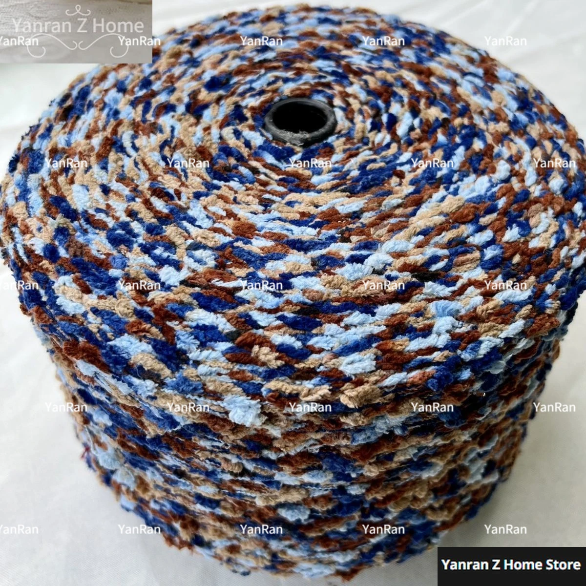 Xiaodou Bean Yarn Handmade Blended Wool Thread Scarf Thread Mantianxing Super Beautiful Section Dyed Ball Sweater Wiring Yarn 5