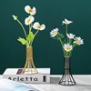 Nordic Iron Golden Hydroponic Vase Decoration Living Room Table Top Decoration Dried Flower Green Dill Plant Container Vase 6
