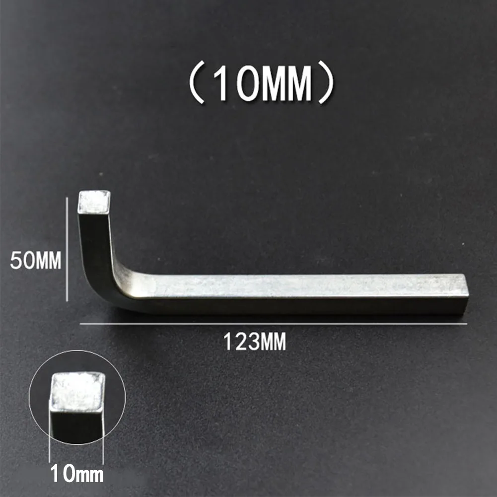 3–10 mm L-förmiger Vierkantkopfschlüssel, Vierkantschlüssel, 4-Punkt-Schraubenschlüssel aus Chrom-Vanadium-Stahl, Schraubendreher zum Festziehen der quadratischen Schrauben – Detail 5