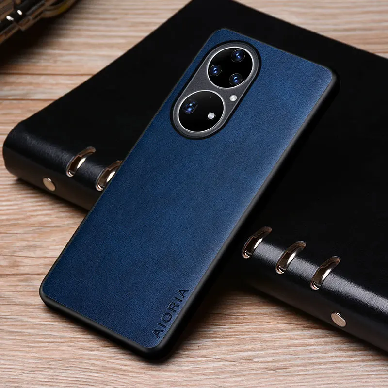 Luxury Vintage Leather Skin Phone Case Cover