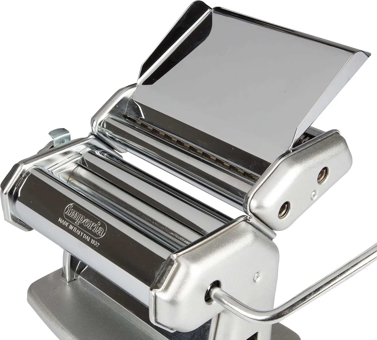 Pasta Maker Machine, Limited Edition-Makes 6 Different Types of Pasta-Adjustable Thickness, Made in Italy Great fo