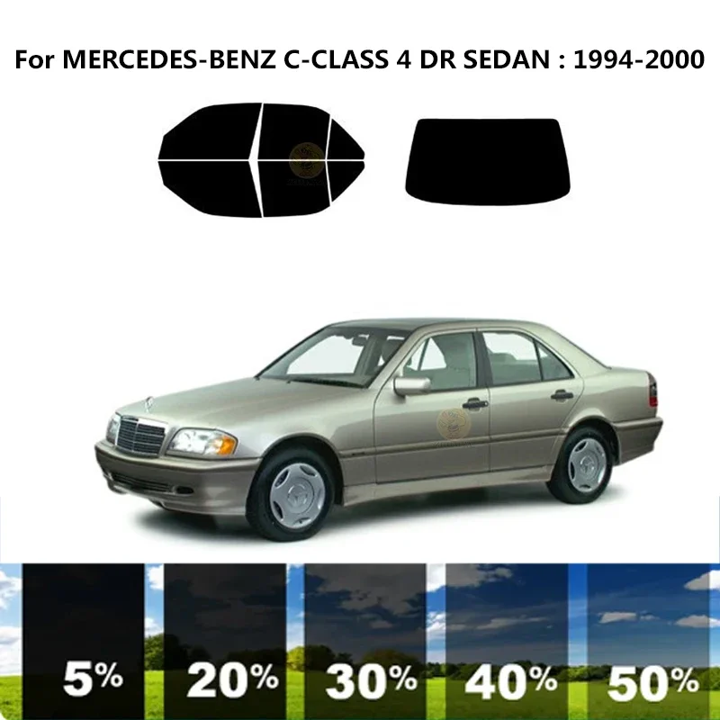 

Precut nanoceramics car UV Window Tint Kit Automotive Window Film For MERCEDES-BENZ C-CLASS W202 4 DR SEDAN 1994-2000