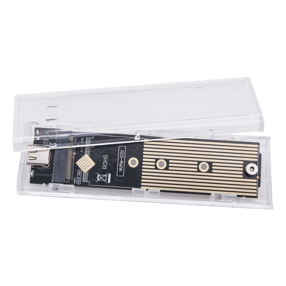 M.2 NVME PCIe NGFF M2 SSD  Ŭ,   ϵ ũ ڽ, USB3.1 C Ÿ  ϵ ũ Ŭ, 10Gbps PCI-E