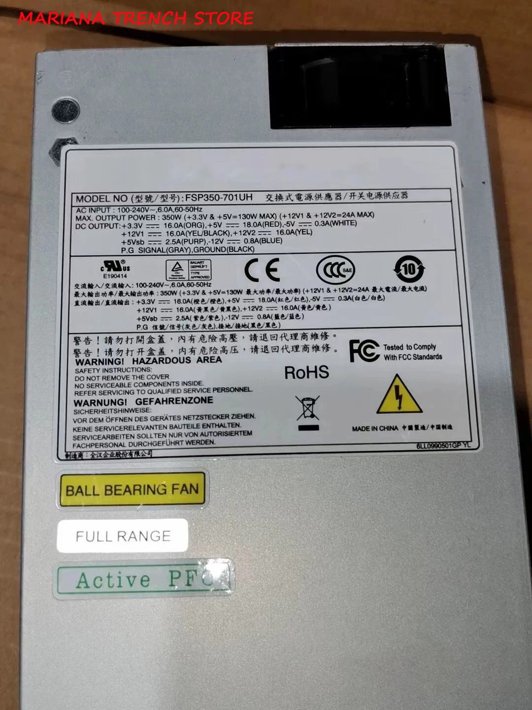 

FSP350-701UH для источника питания сервера FSP 350W