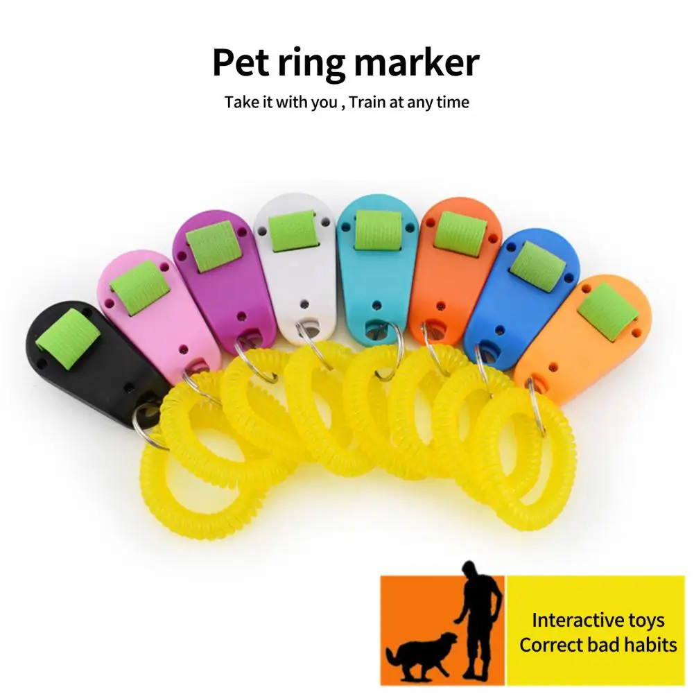 Pet Training Clicker Facile Da Usare Pet Aid Clicker Leggero Stop Barking Utile Strumento Di Addestramento Clicker Per Cani E Gatti
