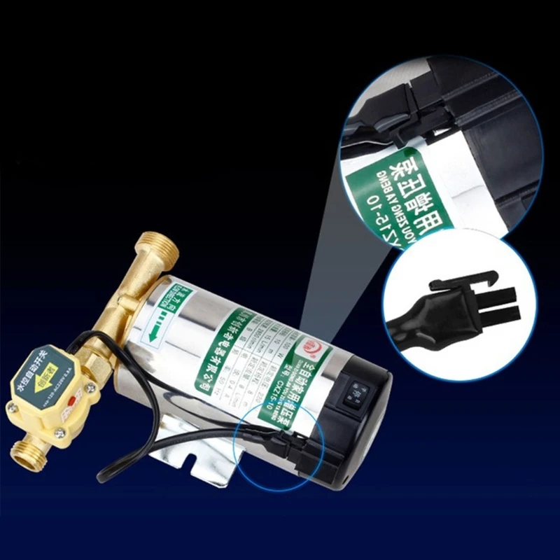 Water Pump Flow Sensor Water Pump Flow Switch G1/2 to G1/2/G3/4 to G1/2 Thread Connector Automatic Control M4YD