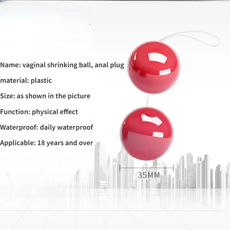 Smooth Kegel Ball Chinese Vagina Balls For Women Adult Sex Toy Vaginal Contracting Dumbbell Centrifugal Anal Beads Stimulator
