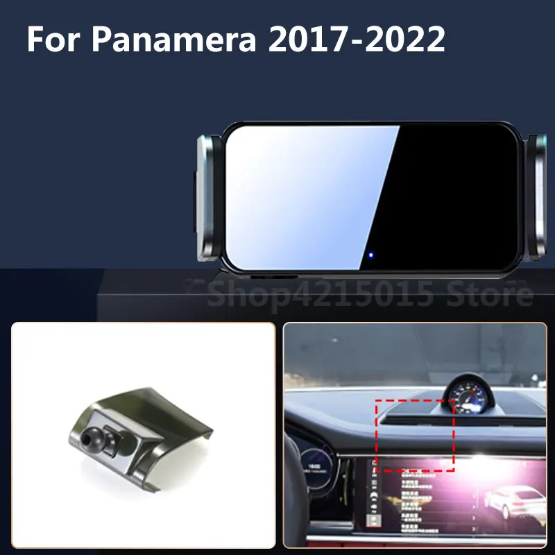 

Держатель для автомобиля Porsche Panamera 2022 2021, крепление на вентиляционное отверстие, вращающийся кронштейн, умные автоматические зажимные аксессуары