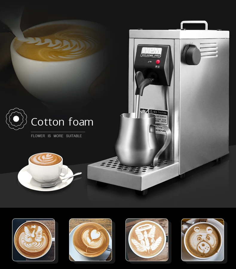 Description Picture 6 of item220v WPM Automatic Milk Frother Commercial Professional Italian Intelligent Automatic Steam Milk Frother Machine Coffee Shop