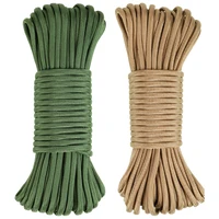 Braided Horse Leading Rope 15 Meters Multifunctional Paracord Lanyard Ropes Camping Climbing Hiking DIY Project Tent Clothesline 1