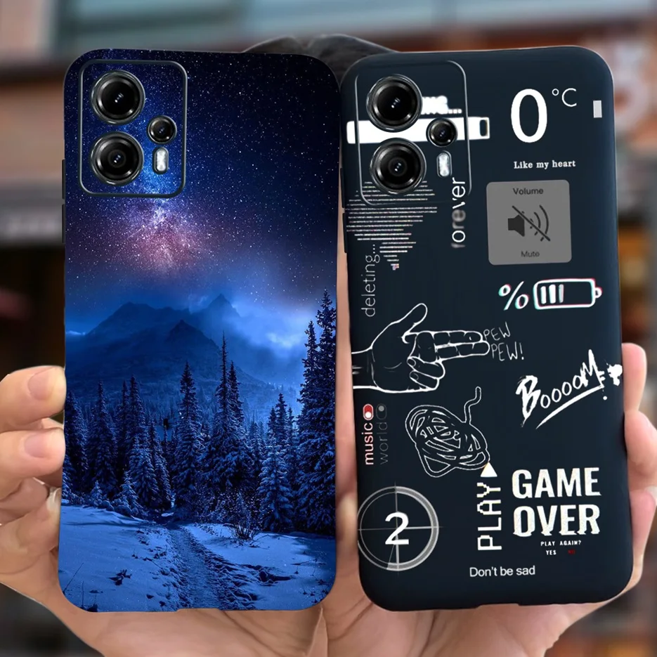 Per Motorola Moto G13 Custodia Moto G23 Unique Art Painted Cover Custodie Morbide In Tpu Per Moto G13 G 23 Motog13 Motog23 Coque Bumper