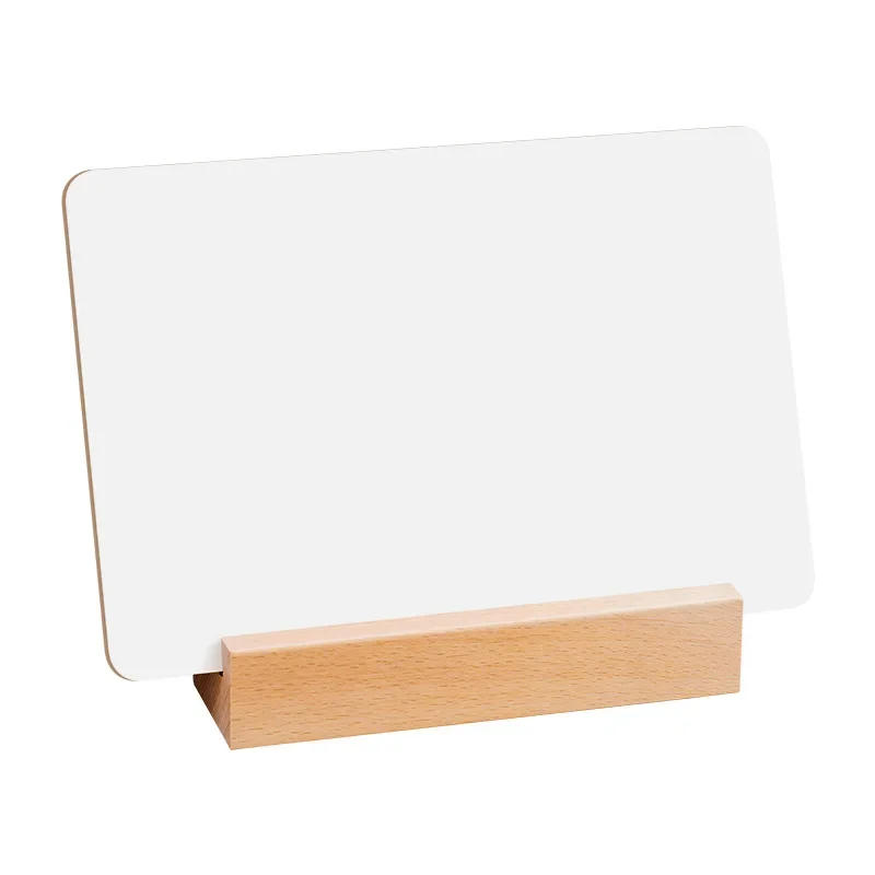 Small Whiteboard Small Blackboard on Double-sided Desk Children's Drawing Board Shop Erasable Whiteboard Teaching Bulletin