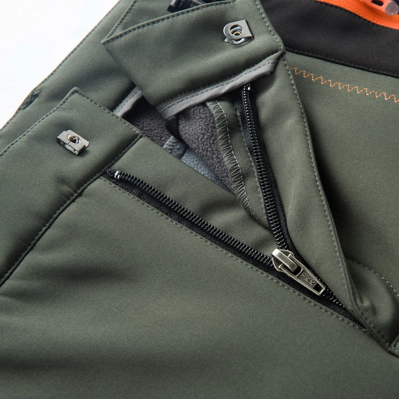 Women’s Winter Fleece Waterproof Hiking Pants – Windproof Soft Shell Trousers 5
