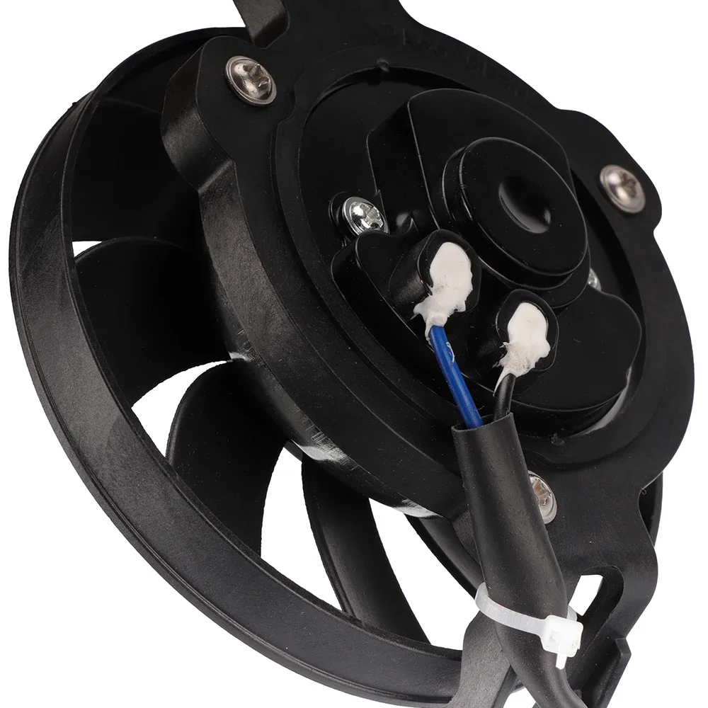Motorcycle 12V 3 Inch Radiator Cooling Fan Oil Cooler Engine Electric Radiator For 150c 200cc 250cc 450cc Motocross Accessories
