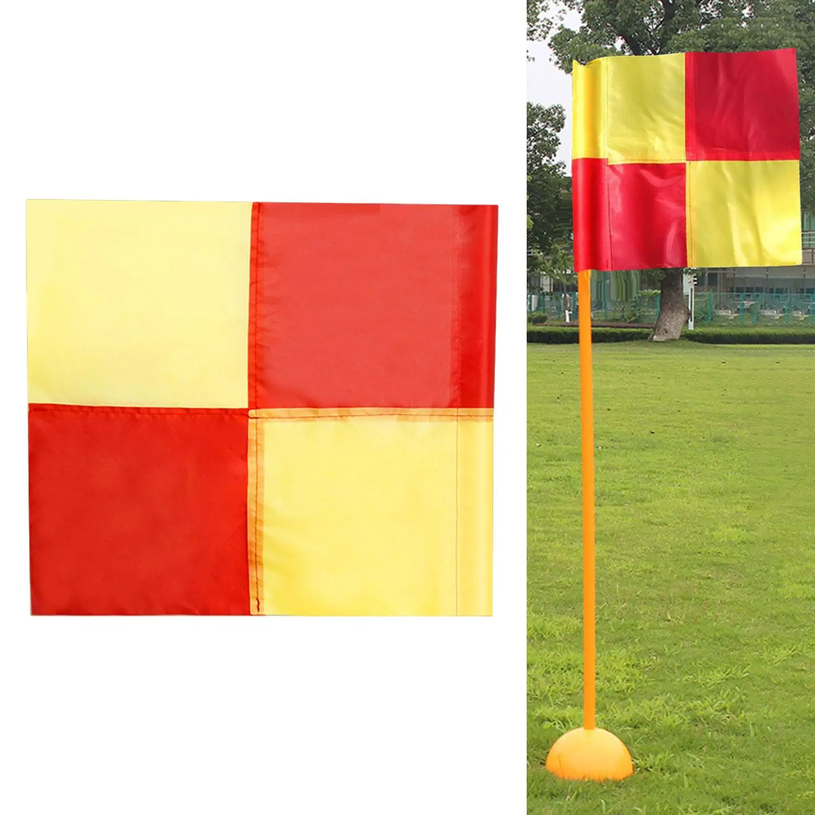 Soccer Corner Flag Supplies Playing Field Equipment for Games Outdoor Sports