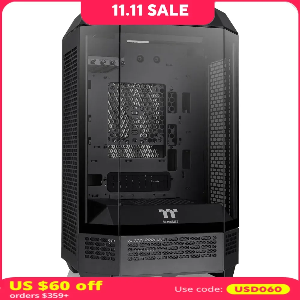 300 Black Micro-ATX Case; 2x140mm CT Fan Included; Support Up To 420mm Radiator; CA-1Y4-00S1WN-00