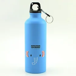 Aluminium Insulated Cartoon Water Bottle - 500ml (Elephant-1PC)