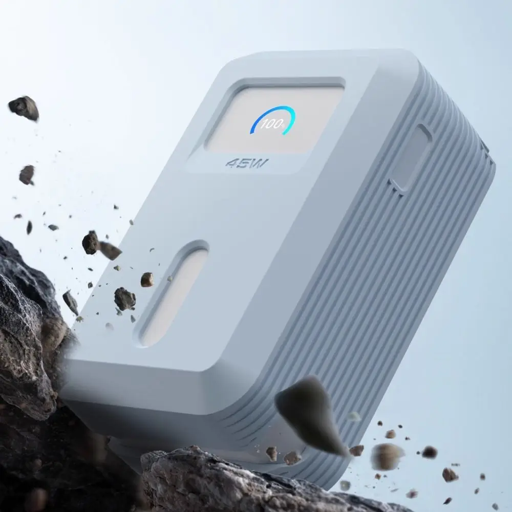 새로운 충격 방지 실리콘 케이스 소프트 휴대용 보호 커버 Anker S1 45W 보조베터리 10000mAh 여행용 방진 운반 케이스