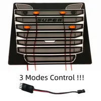 Intake Hood and Controller with 4 LEDs for 1/14 Tamiya Truck Tractor Scania Netherlands R730 RC Cars Upgrade DIY Parts Toys 1