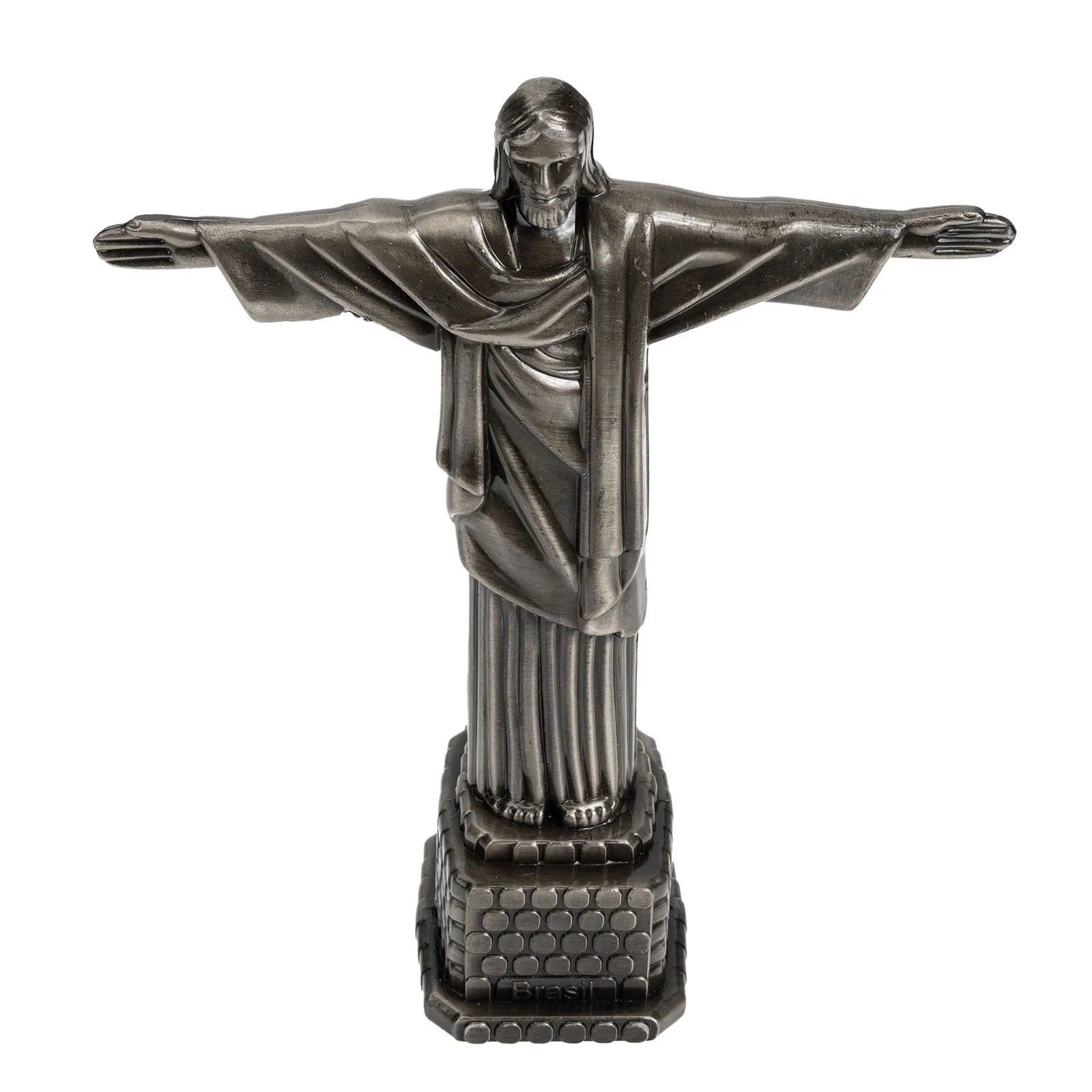 

Alloy Jesus Ornament Tabletop Adornment Saint Statue Simulation Christian Decoration Religious Christmas Sto
