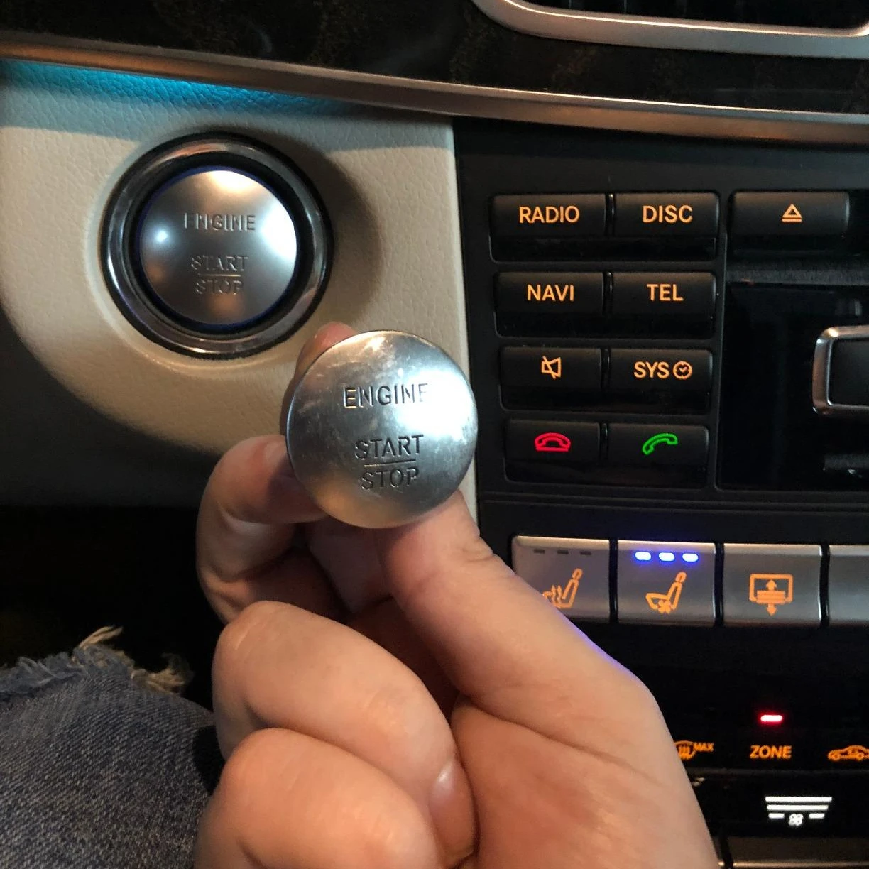Car Engine Keyless Start Stop Push Button For Mercedes Benz W176 C117 X218 W164 W204 W205 W212