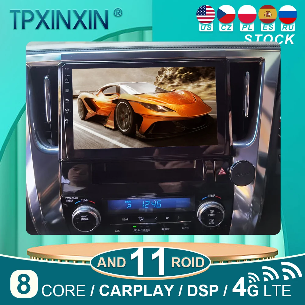 

Android Car Radio For Toyota Alphard 30 2014 - 2019 GPS Navigation Multimedia Player Stereo Head Unit Audio Video Player Screen