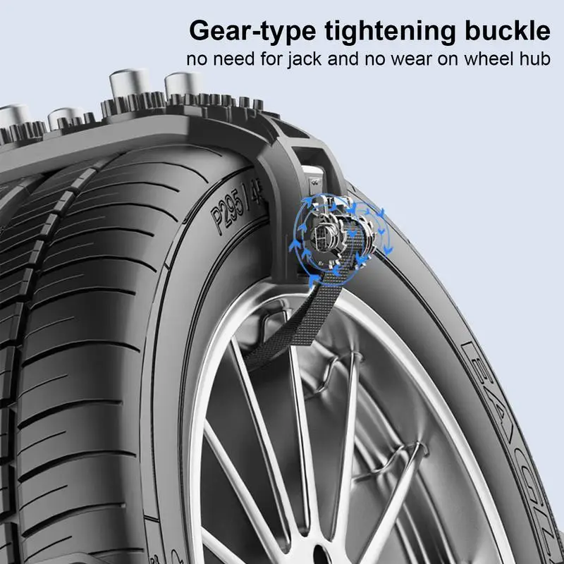 Universal Anti-Slip Car Wheel Chains Off Road Snow Chain Car Tire Chains For Travel Climbing Tires For Cars Spikes Tires