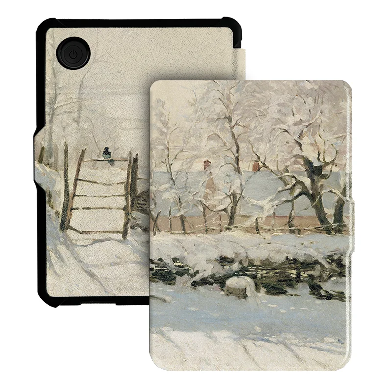 Kobo Clara 6-Inch E-Reader Protective Cover with Auto Sleep/Wake and Painted Patterns