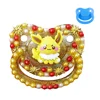 100% Handmake Cute Yellow Dog Pattern Adult Baby Pacifier Silicone Adult size Pacifier abdl Daddy Girl 1