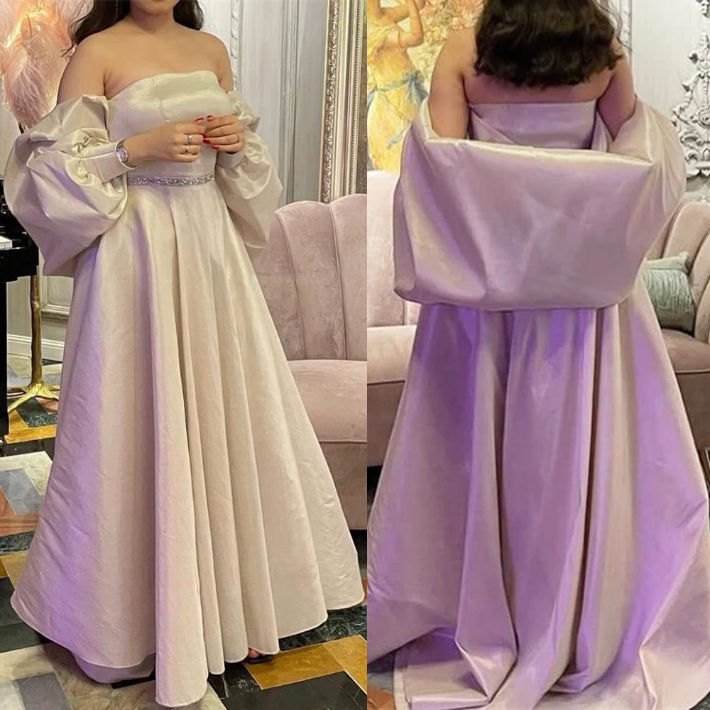 Prom Dress Fashion Strapless Empire Celebrity Dresses Off The Shoulder Draped Stole Satin Formal Evening Gowns 신상원피스 فستان احمر