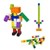 100pcs Mathematics Linking Cubes Interlocking Multilink Counting Stacking Blocks Kids Learning Educational Children Toys Gifts 4