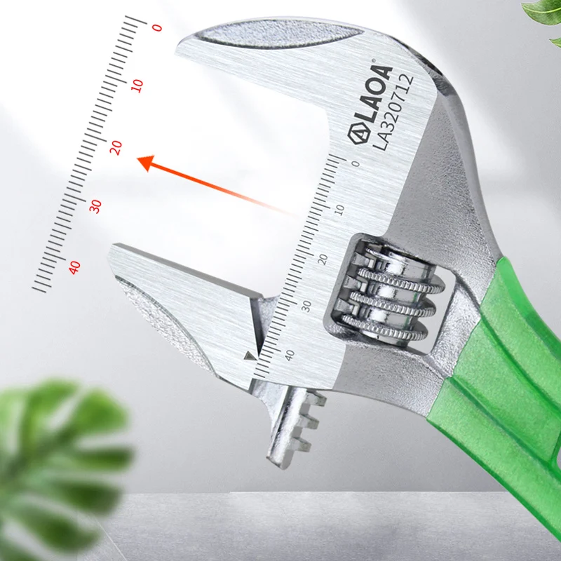 LAOA Large Open Adjustable Spanner Light Weight Wrench Tools Household Maintenance Tool " 4