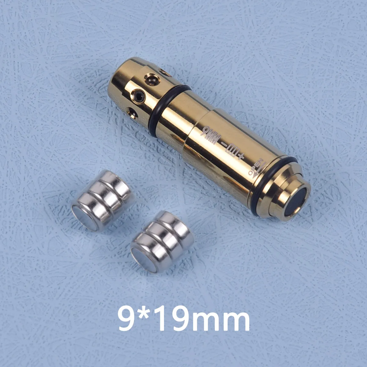 Tactical Training Laser Bullet 9mm Bore Sight Dry Firing Snap Caps