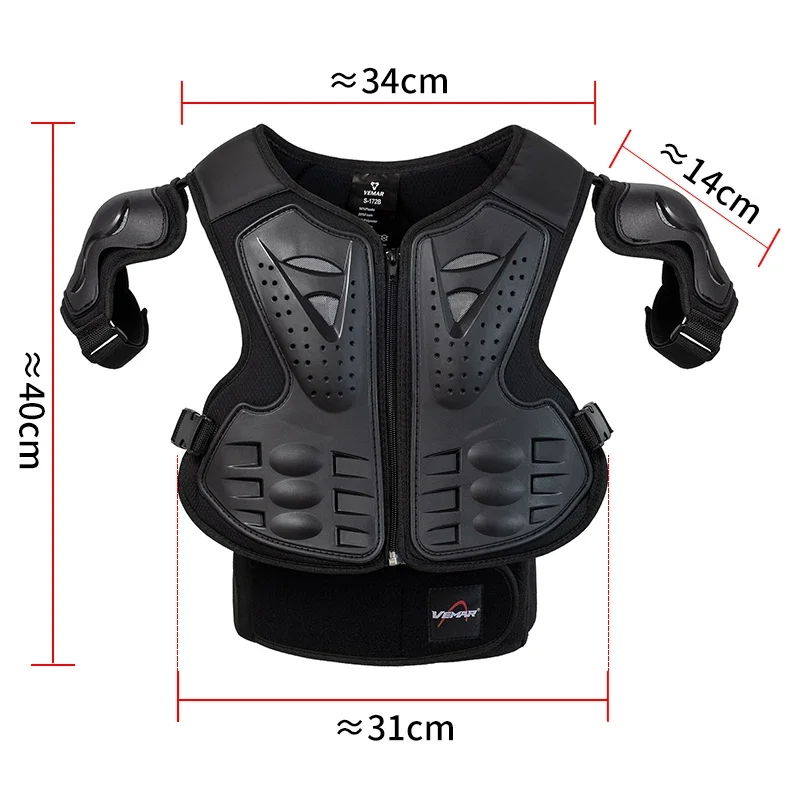 Child Kids Motocross Motorcycle Body Protector Vest Armor ATV Dirt Bike Off Road Guard Racing Riding Waistcoat Sport Wear