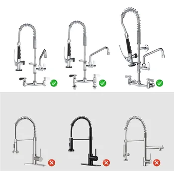A03F-ก๊อกน้ําห้องครัวเปลี่ยนหัวทองเหลืองจาน Rinser เครื่องซักผ้า Universal 1/2 "การเชื่อมต่อหัวฝักบัวล็อค 2