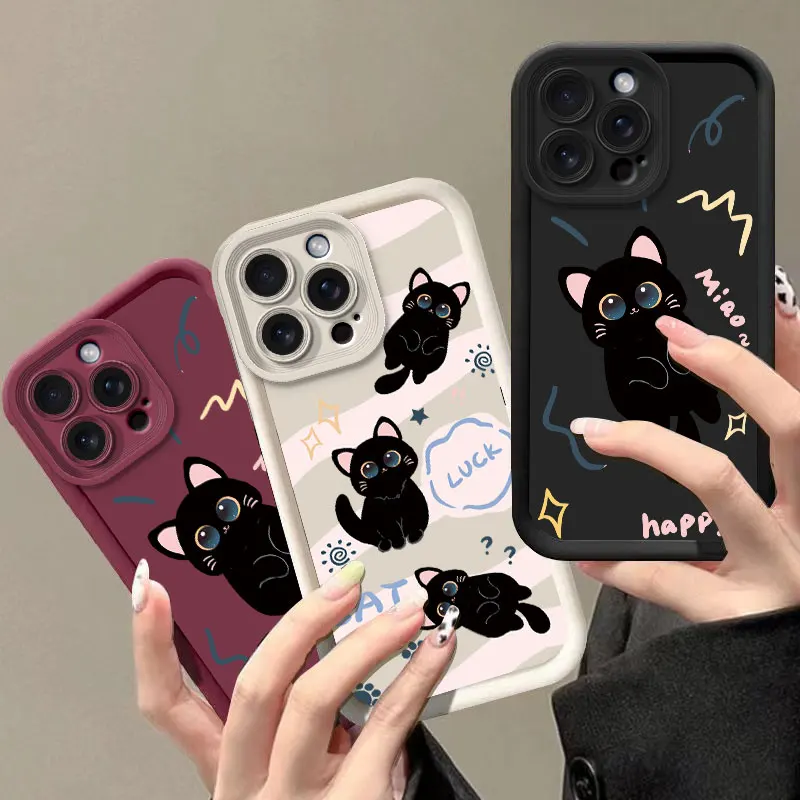 Cartoon Cute Silicone Shockproof Protective Phone Case