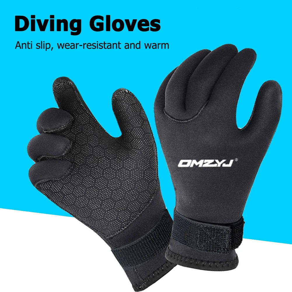 Waterproof Underwater Hunting Gloves 5mm Non-slip Neoprene