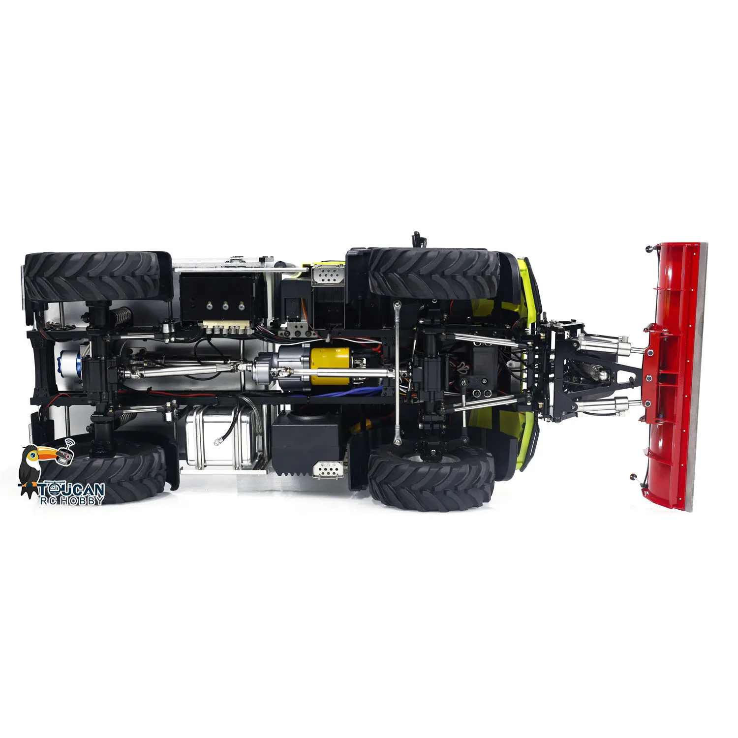 1/10 U423 4X4 Hydraulic RC Crawler Car Remote Control Off-road Dumper Snow Blade Painted and Assembled Car Toy Gift Ready to go 5