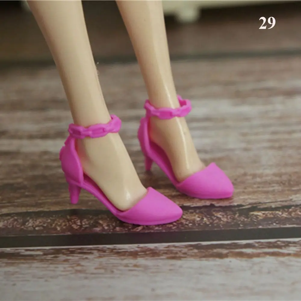 Scarpine Rosa Per Bambole - Suola 3,5 Cm, Perfette Per Bambole Con Piedi Piatti, Tela Morbida