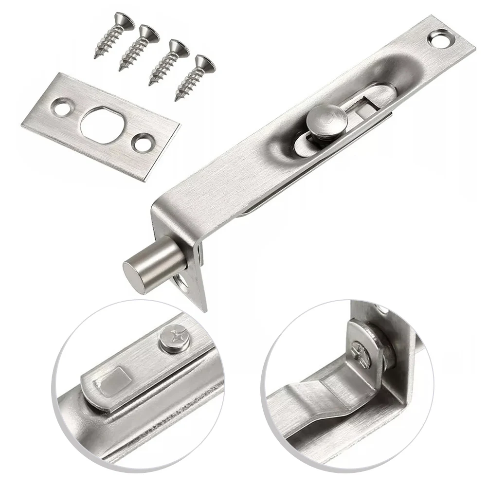Description Picture 3 of itemFlush Bolt Security Door Guard Complement Your Decor Mounting Screw Mm X Mm Note Product Name Door Chain Bolt Lock