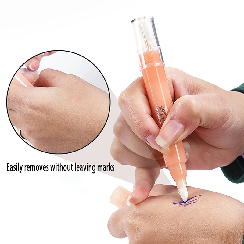 

Remove Semi-Permanent Tattoo Eyebrow Design Skin Marker Pen Mark Magic Eraser Cleanser Pen Remover Tattoo Tool Accessories Salon