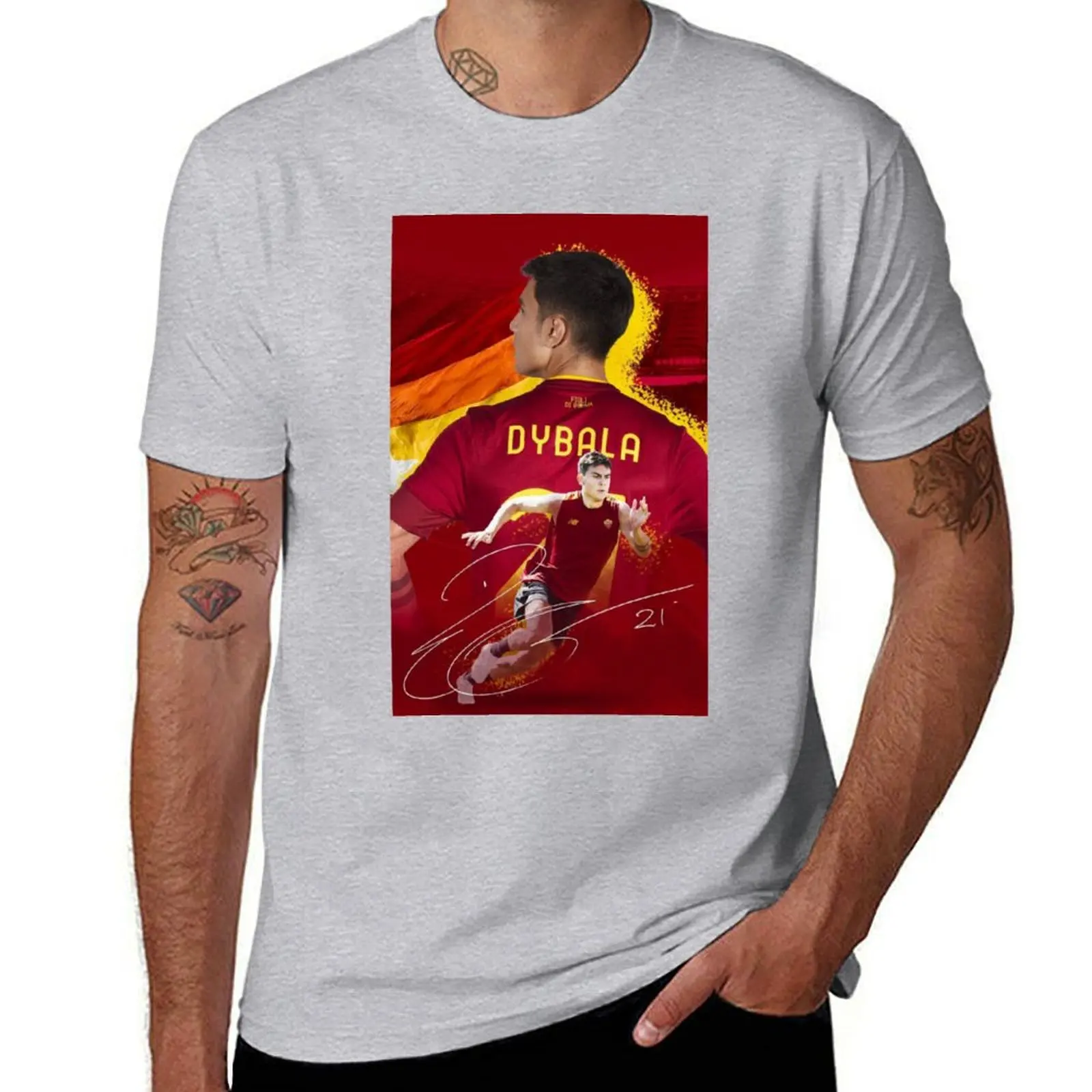 

p dybala T-shirt for a boy boys whites mens t shirts casual stylish