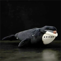 Bowhead Whale High Fidelity Anime Cute Plushie Humpback Right Whale Plush Toys Lifelike Animals Simulation Stuffed Doll Kawai 1