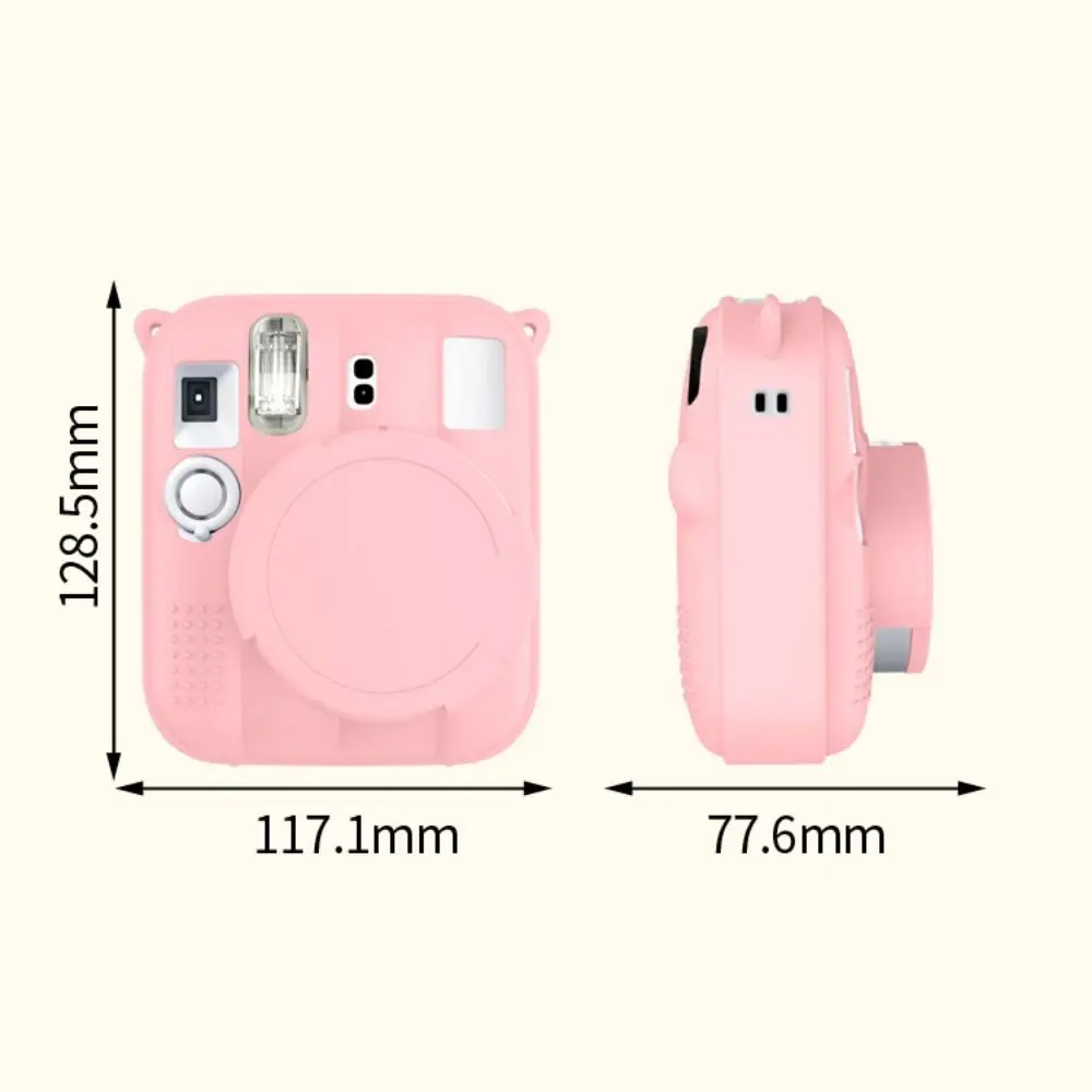 낙하 방지 실리콘 카메라 케이스 충격 방지 낙하 방지 카메라 보호 커버 Instax Mini 13용 편안하고 가벼운 무게
