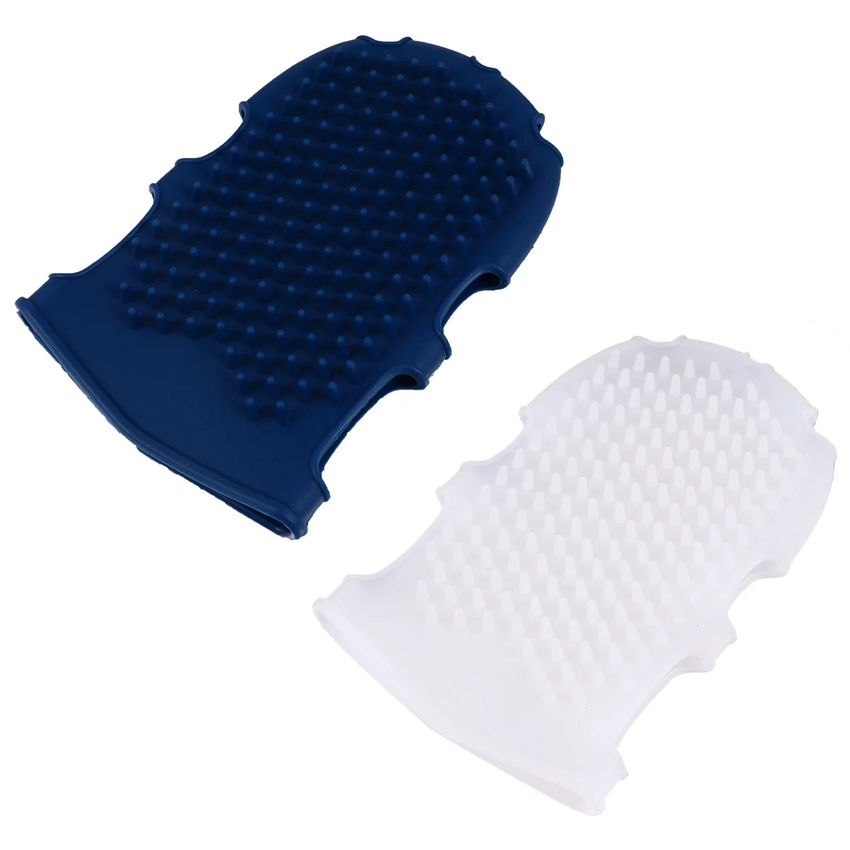 

2 Pieces Silicone Bath Shower Body Scrubber Exfoliating for Shower Spa ( )