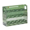 1pc Egg Holder Refrigerator 3 Layer Auto Flip Egg Storage Box For Refrigerator Side Door 30 Count Large Capacity Clear Egg Box 1